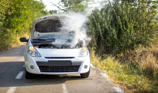 Auto mit Motorschaden oder Getriebeschanden